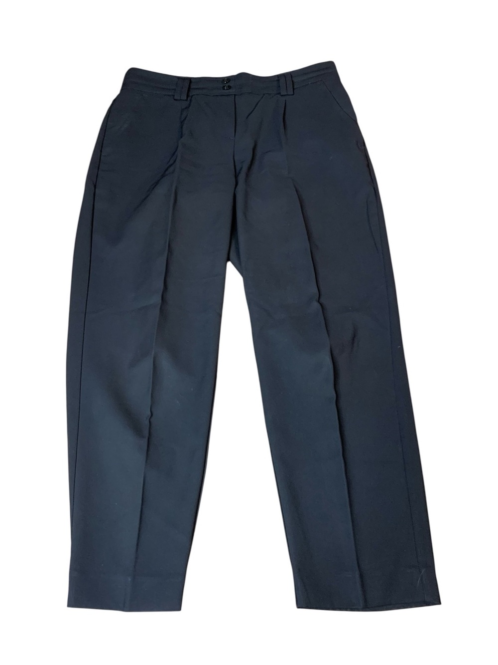 Reitmans Black High Rise Pleated Comfort Stretch Trousers - Size 6 Petite